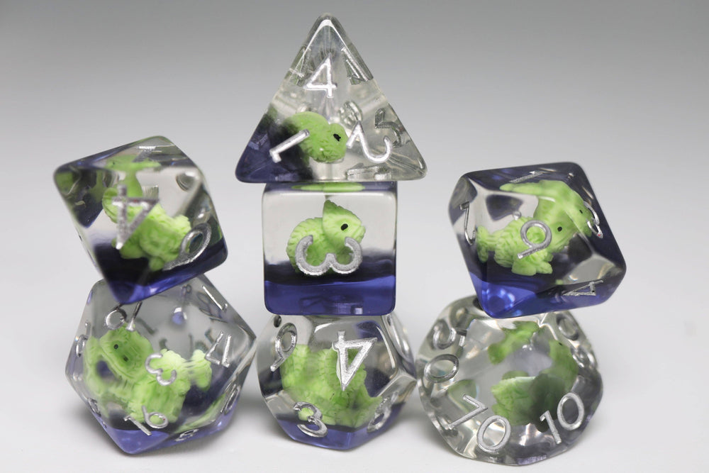 Colorful Chameleon RPG Dice Set