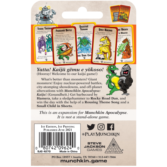 Munchkin Apocalypse: Kaiju