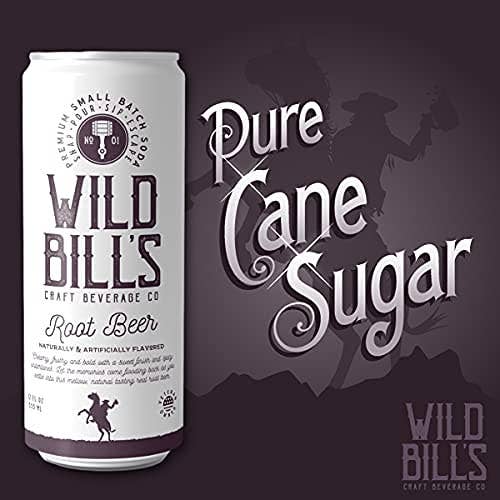 Wild Bill's - Root Beer: Premium Cane Sugar Soda