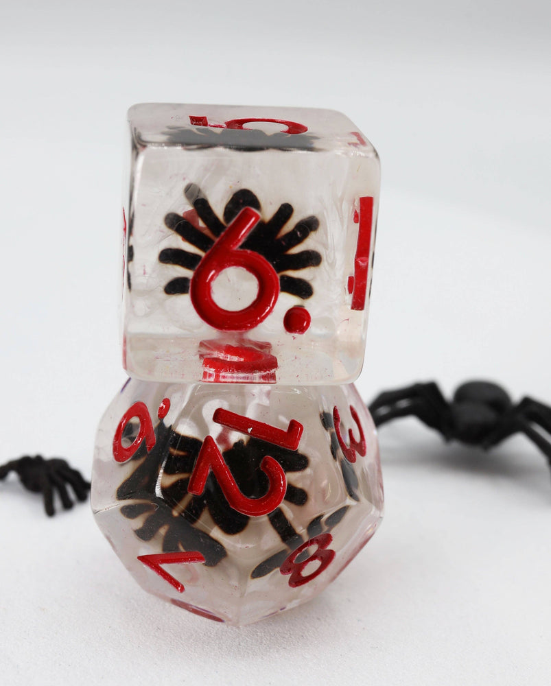 Black Widow RPG Dice Set