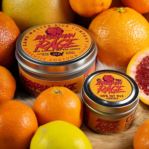 Barbarian Rage Gaming Candle: 8oz
