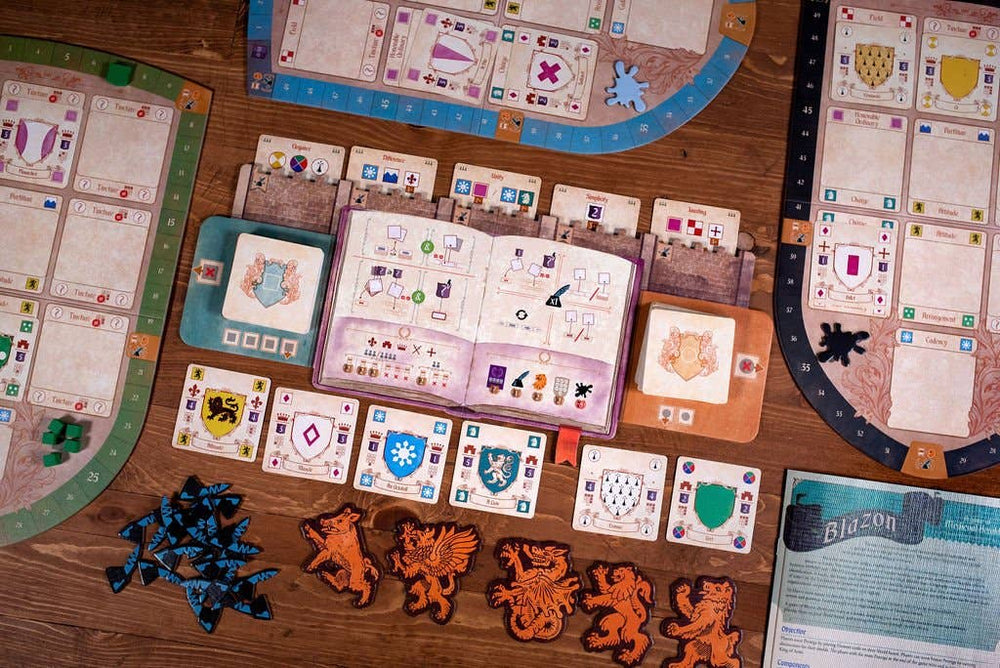 Blazon - Heraldic Shield Design Board Game