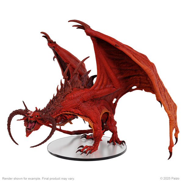 Pathfinder Battles Deep Cuts Miniatures - Diabolic Dragon Boxed Miniature
