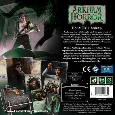 Arkham Horror Board Game — Dead of Night