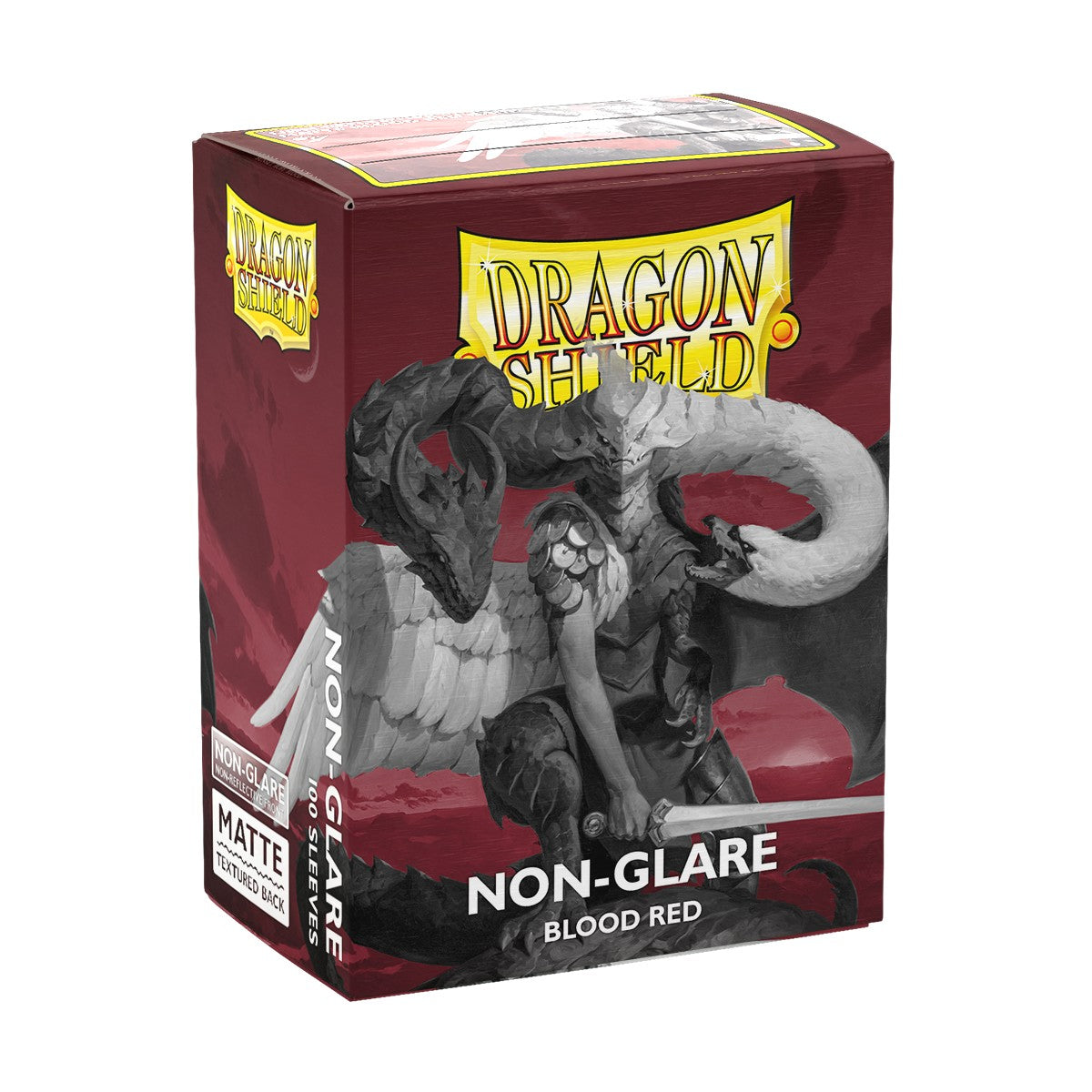 Dragon Shield Standard Non-Glare Matte — Blood Red (100)