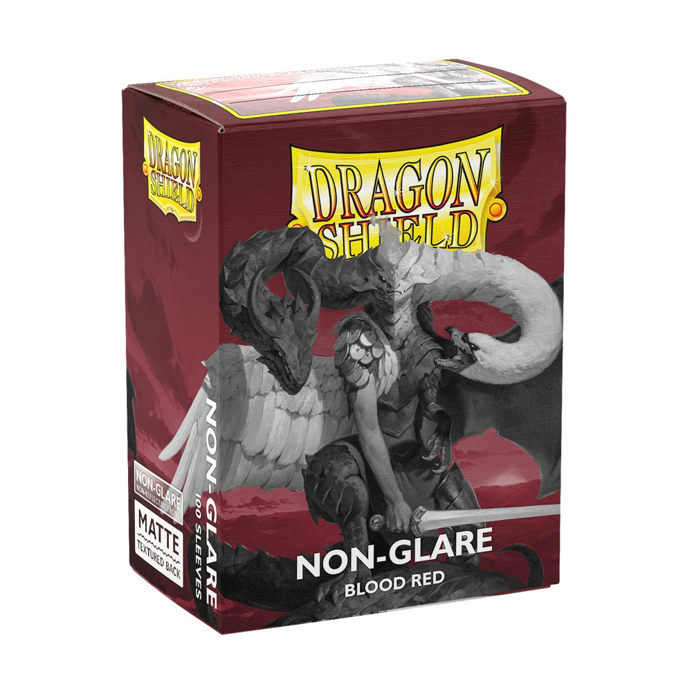 Dragon Shield Standard Non-Glare Matte — Blood Red (100)