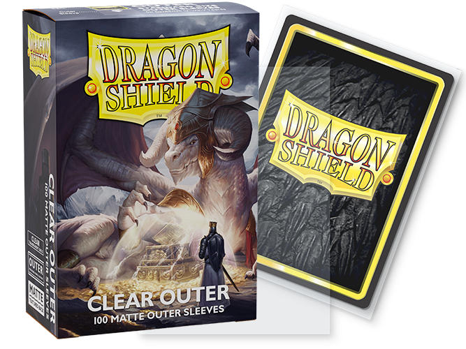 Dragon Shield Standard Matte Outer Sleeves - Clear (100)