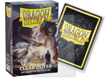 Dragon Shield Standard Matte Outer Sleeves - Clear (100)
