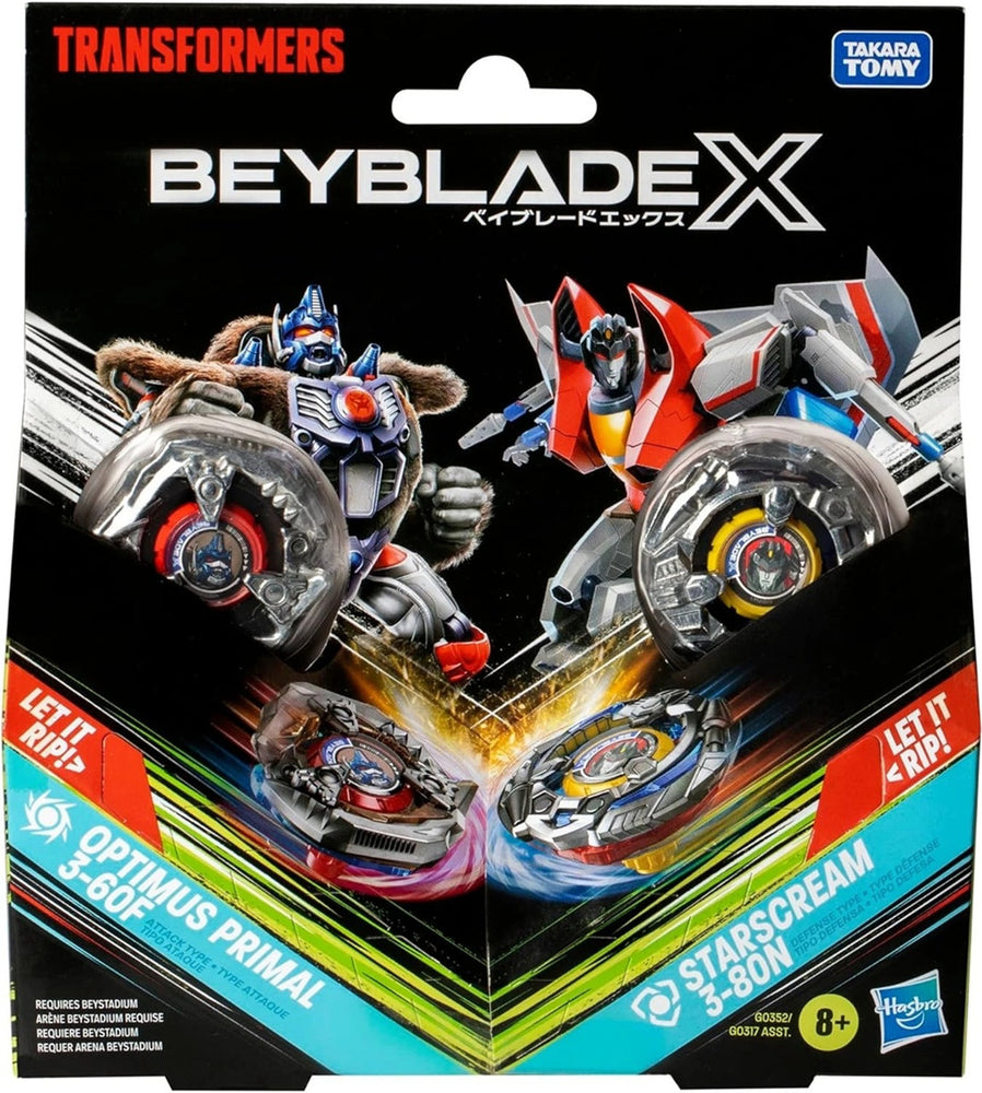 Takara Tomy Beyblade X Limited Edition BX-00 Double Starter Optimus Primal and Starscream