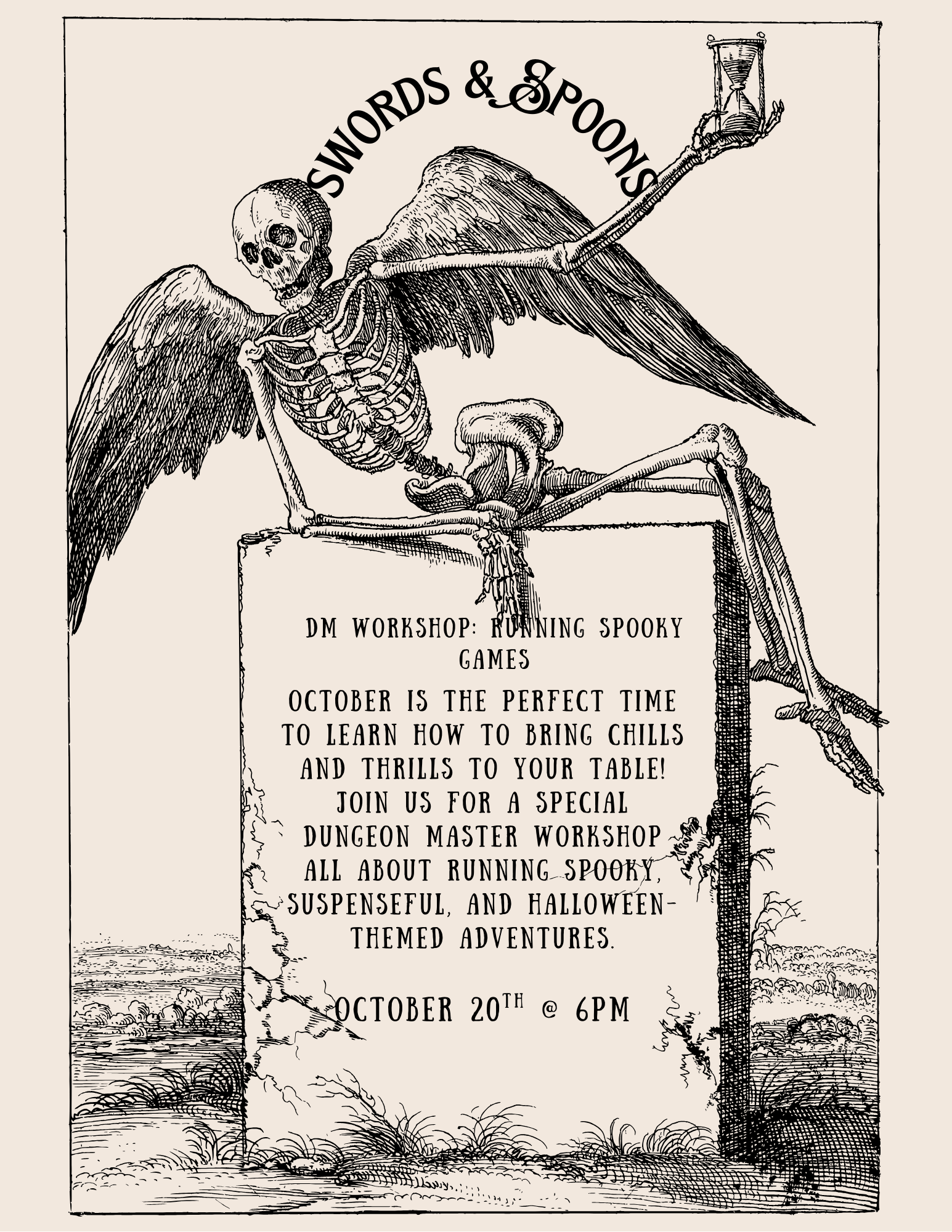 D&D DMing Workshop Oct. 20: Running Spooky Games