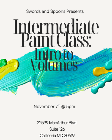 November Paint Class:  Intro to Volumes