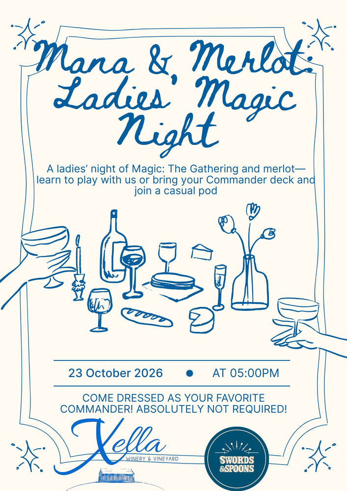 Mana and Merlot-A Magic the Gathering Night at Xella Winery! October 23