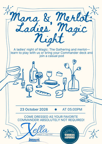 Mana and Merlot-A Magic the Gathering Night at Xella Winery! October 23