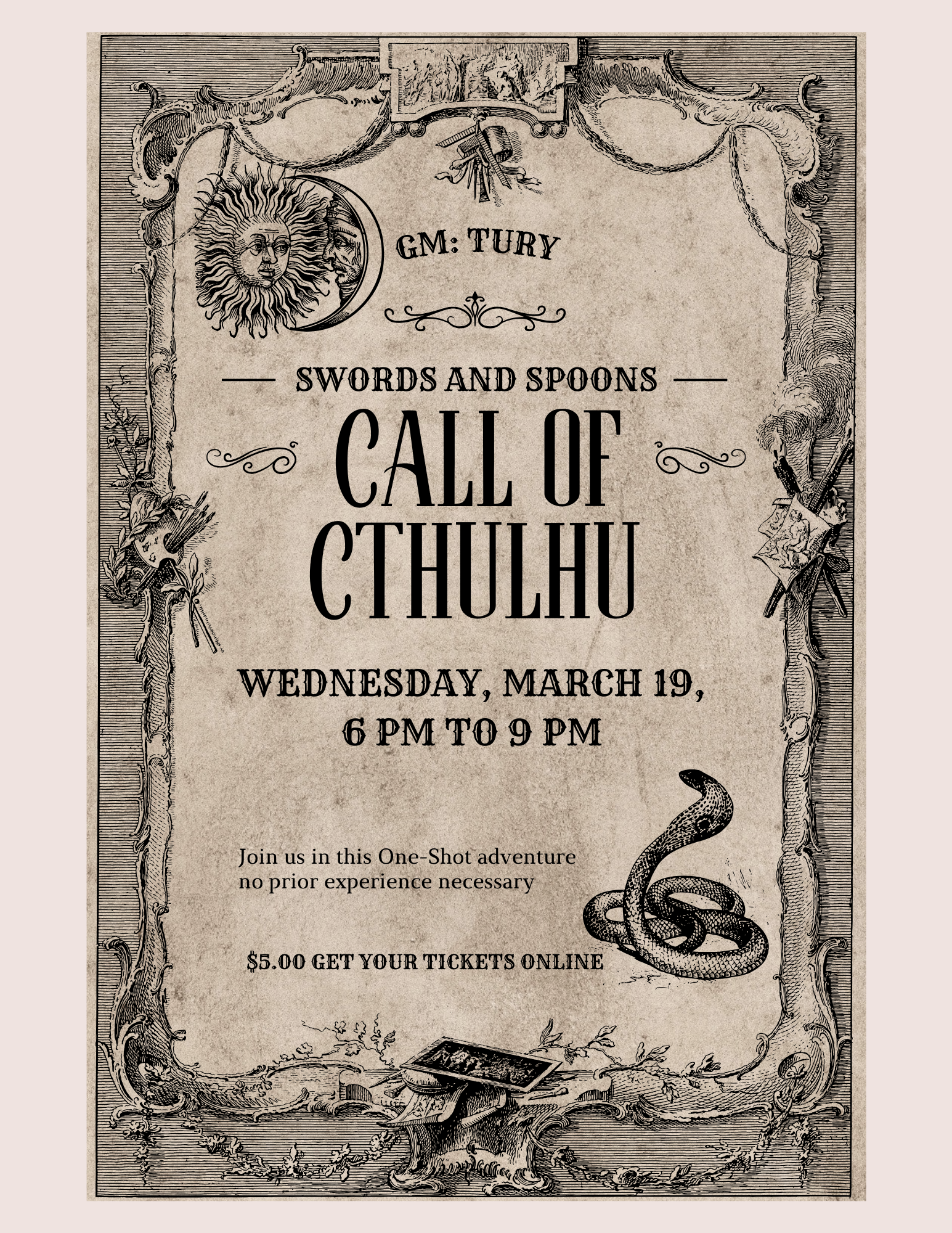 Call of Cthulhu-RPG One Shot