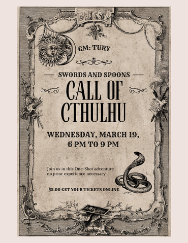 Call of Cthulhu-RPG One Shot