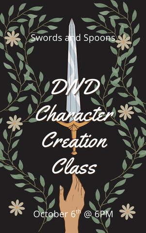 D&D Character Creation Class - October 6th