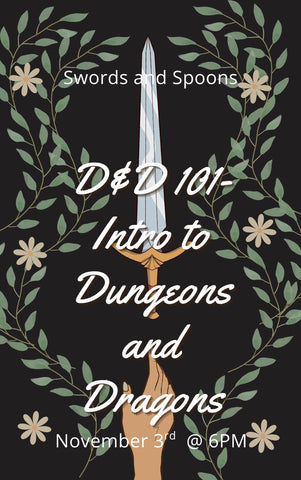 D&D 101- Intro to D&D January 2026