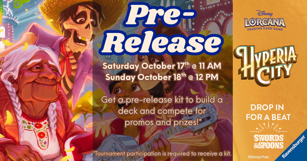 Lorcana - Hyperia City Prerelease October 17th