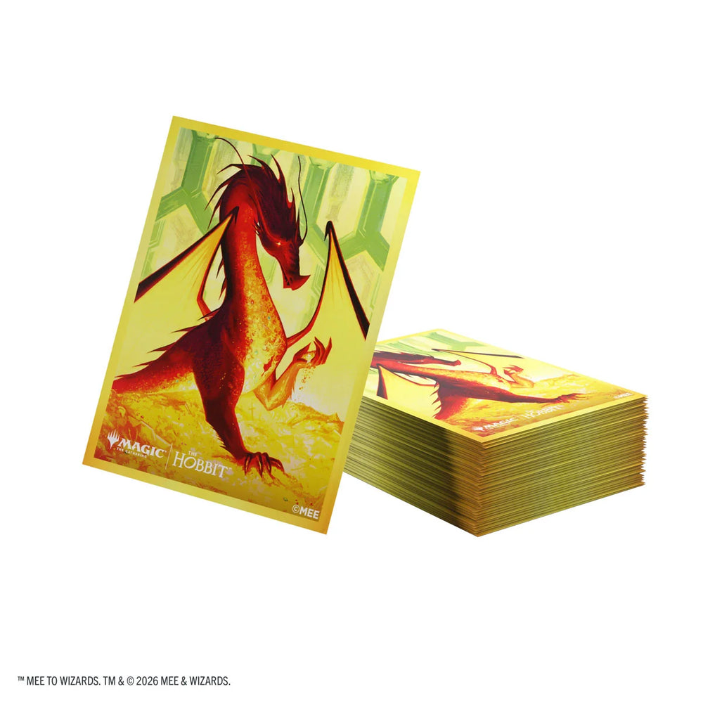 Magic: The Gathering | The Hobbit Premium Art Sleeves - Smaug the Golden