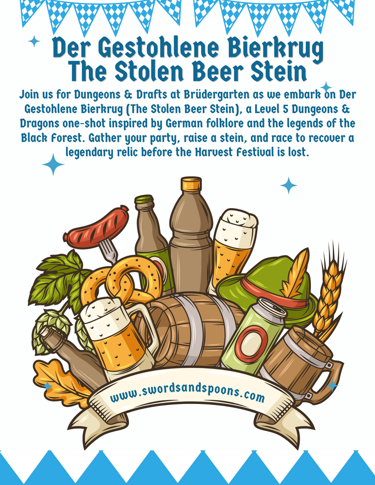 Dungeons & Drafts – A D&D One-Shot at Brudergarten September 15th, 2026