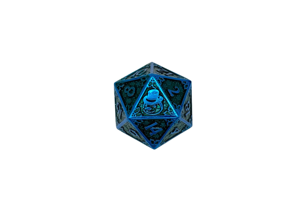 Holiday Mystery Metal D20: Single
