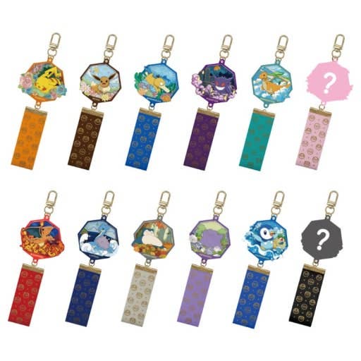 Pokemon Diorama Acrylic Keyring Blind Box
