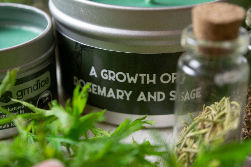 Druidic Herbs Gaming Candle: 8oz