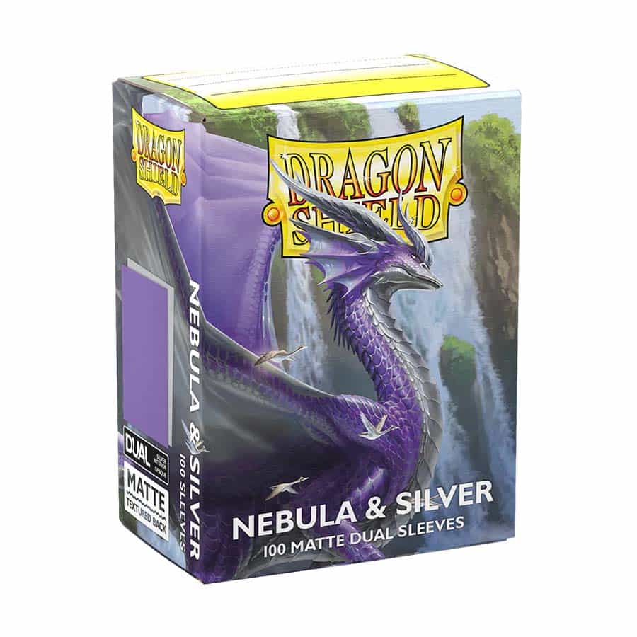 Dragon Shield Standard Dual Matte — Nebula and Silver