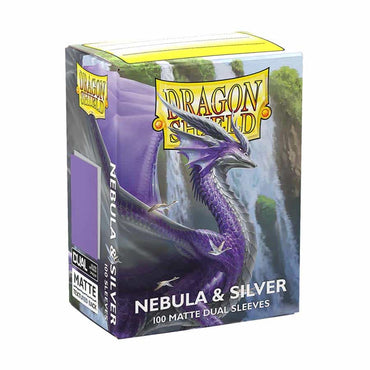 Dragon Shield Standard Dual Matte — Nebula and Silver
