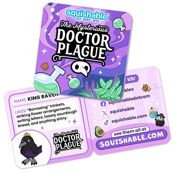 Squishable - King Raven Plush