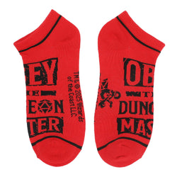 Dungeons & Dragons Logo, Verbiage, and Dice Womens Ankle Socks 5 Pack