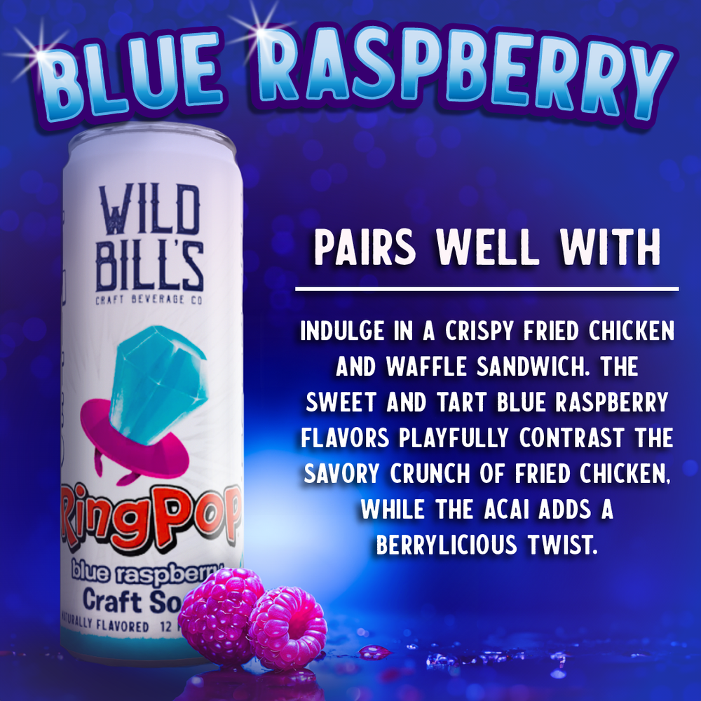 Wild Bill's - Ring Pop Soda Berry Blast Pure Cane Sugar