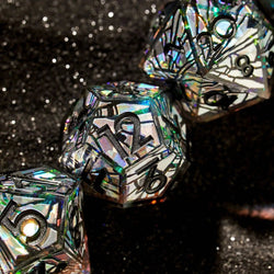 Heart of Glass 7-Piece Iconic Dice Set