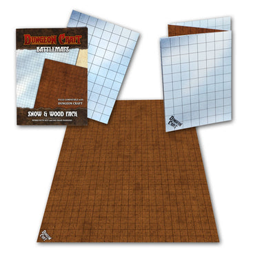 BattleMap – Snow & Wood Battle Map for DnD