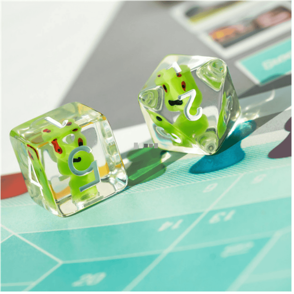 Frog RPG Dice Set