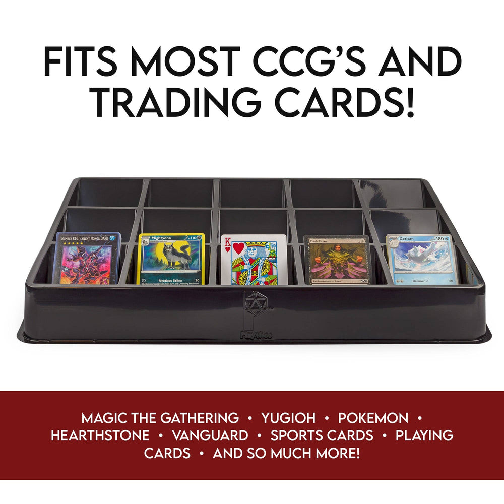 Toy Vault 15-Slot Card Sorting & Dealer Tray