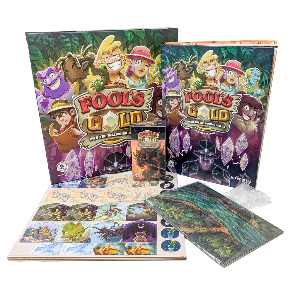 Fool's Gold: Into the Bellowing Wilds Campaign Setting - 5e D&D (Box Set)
