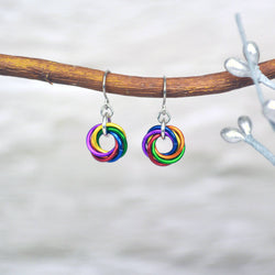 LGBTQ Rainbow Pride - Mini Knot Earring