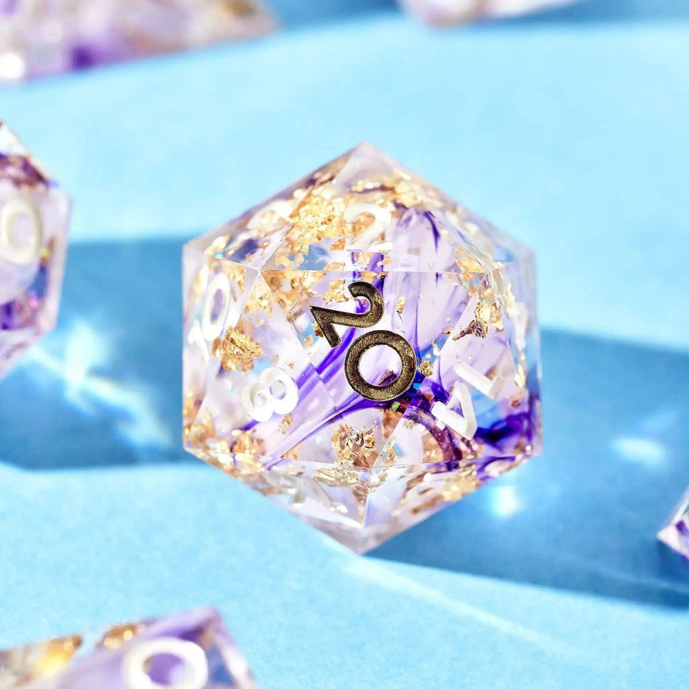 Wisteria Falls 7-Piece Polyhedral Dice Set