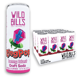 Ring Pop Soda Berry Blast Pure Cane Sugar, 12-Pack, Cans