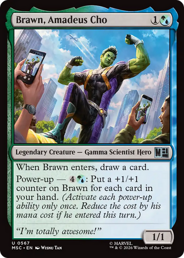 Brawn, Amadeus Cho [Marvel Super Heroes Commander]