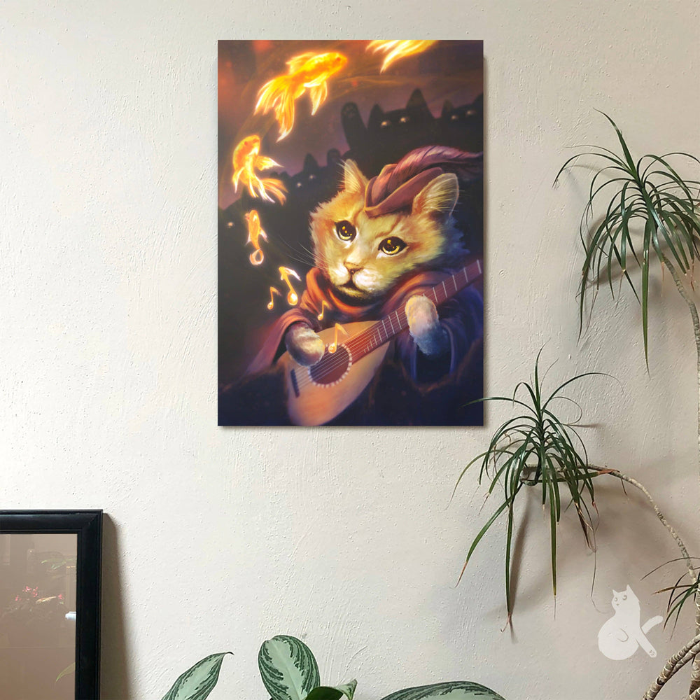 Bard Cat Prints: 8.5 x 11" Print