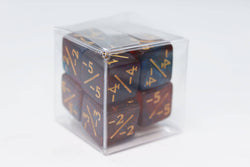 -1/-1 Red & Blue Glitter Counters  for Magic - set of 8