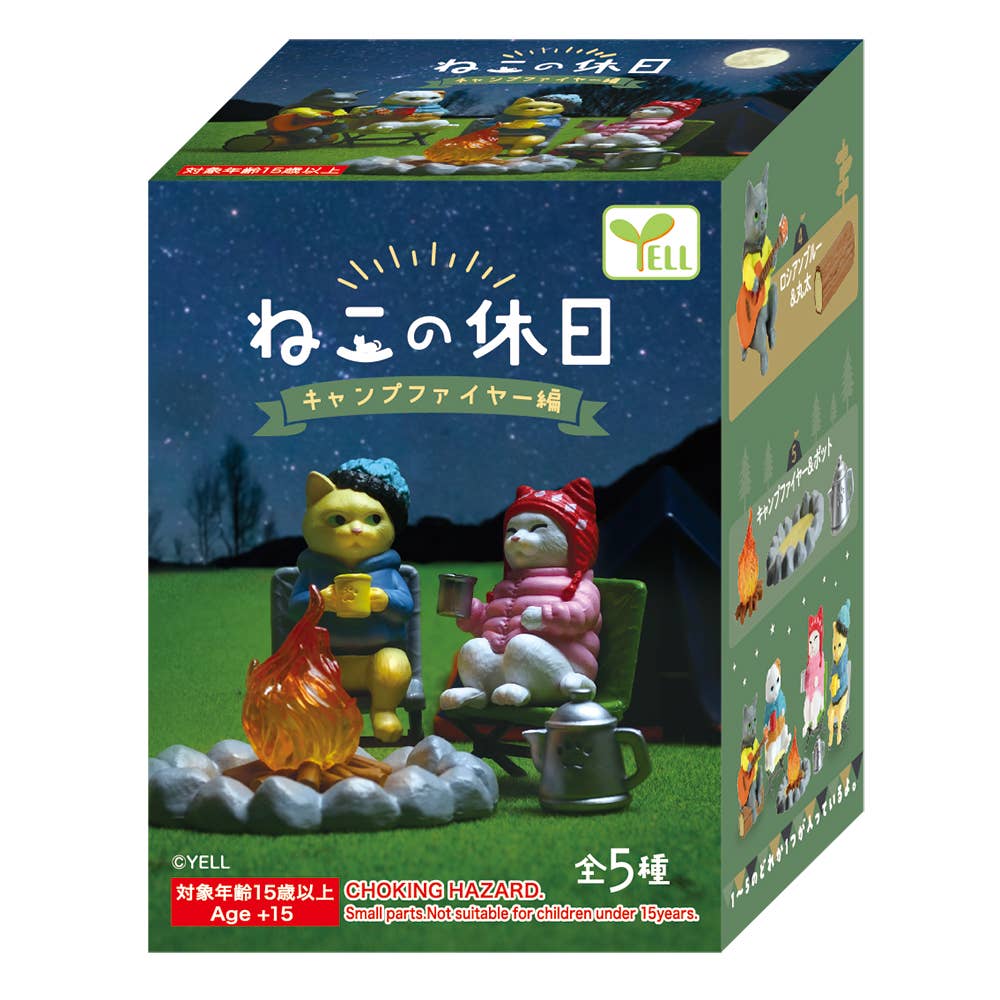 【Japanese Blind box】CAT'S HOLIDAY ~CAMPFIRE EDITION~