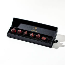 Exsanguinated 7-Piece Iconic Vampire-Themed Dice Set