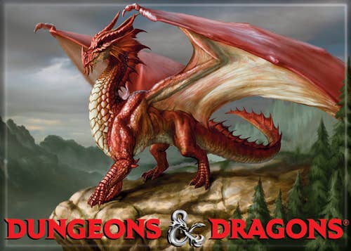 Dungeons & Dragons Dragon 4e Magnet