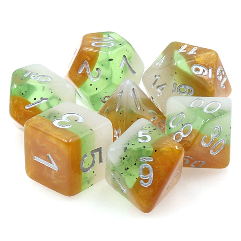 Kiwi Fruit RPG Dice Set