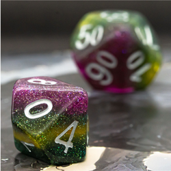 Poison Swamp RPG Dice Set