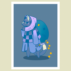 Cat Rogue Print