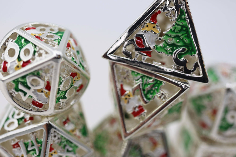 Silver Bells - Metal RPG Dice Set